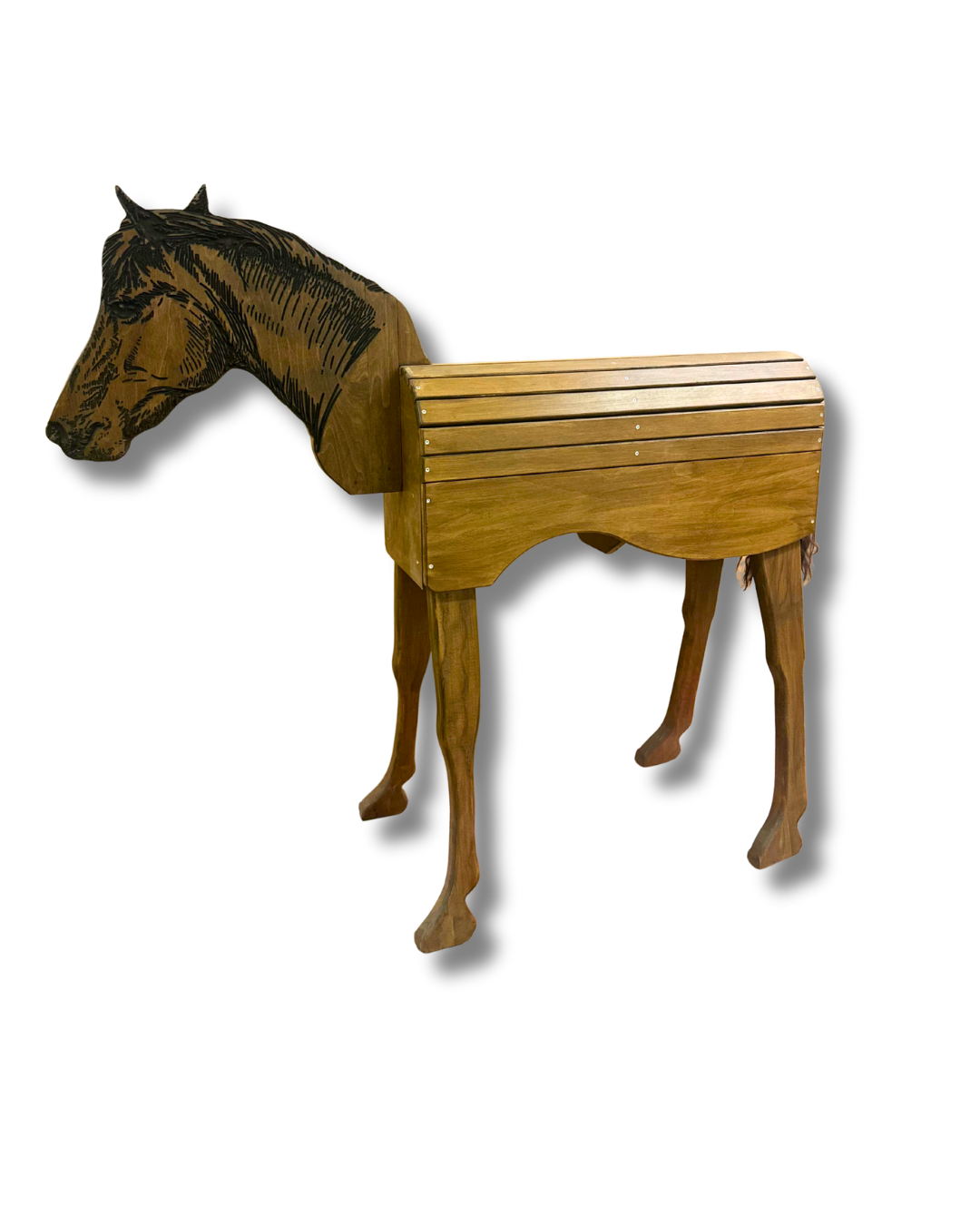 designový dřevěný koník pro děti